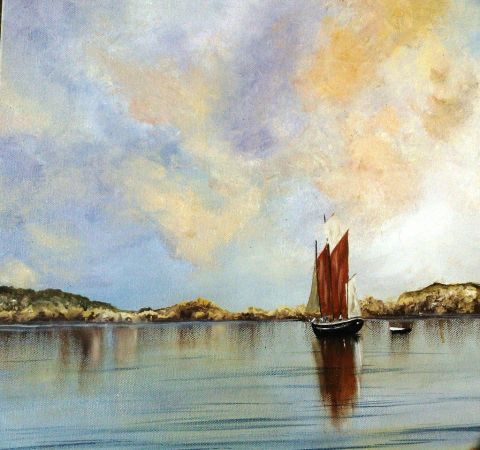 Coucher de soleil à Chausey